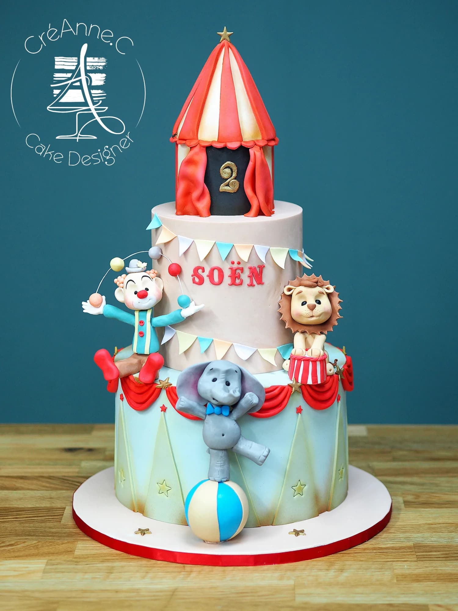 Réalisation à Le Havre par Cré-AnneC, cake design