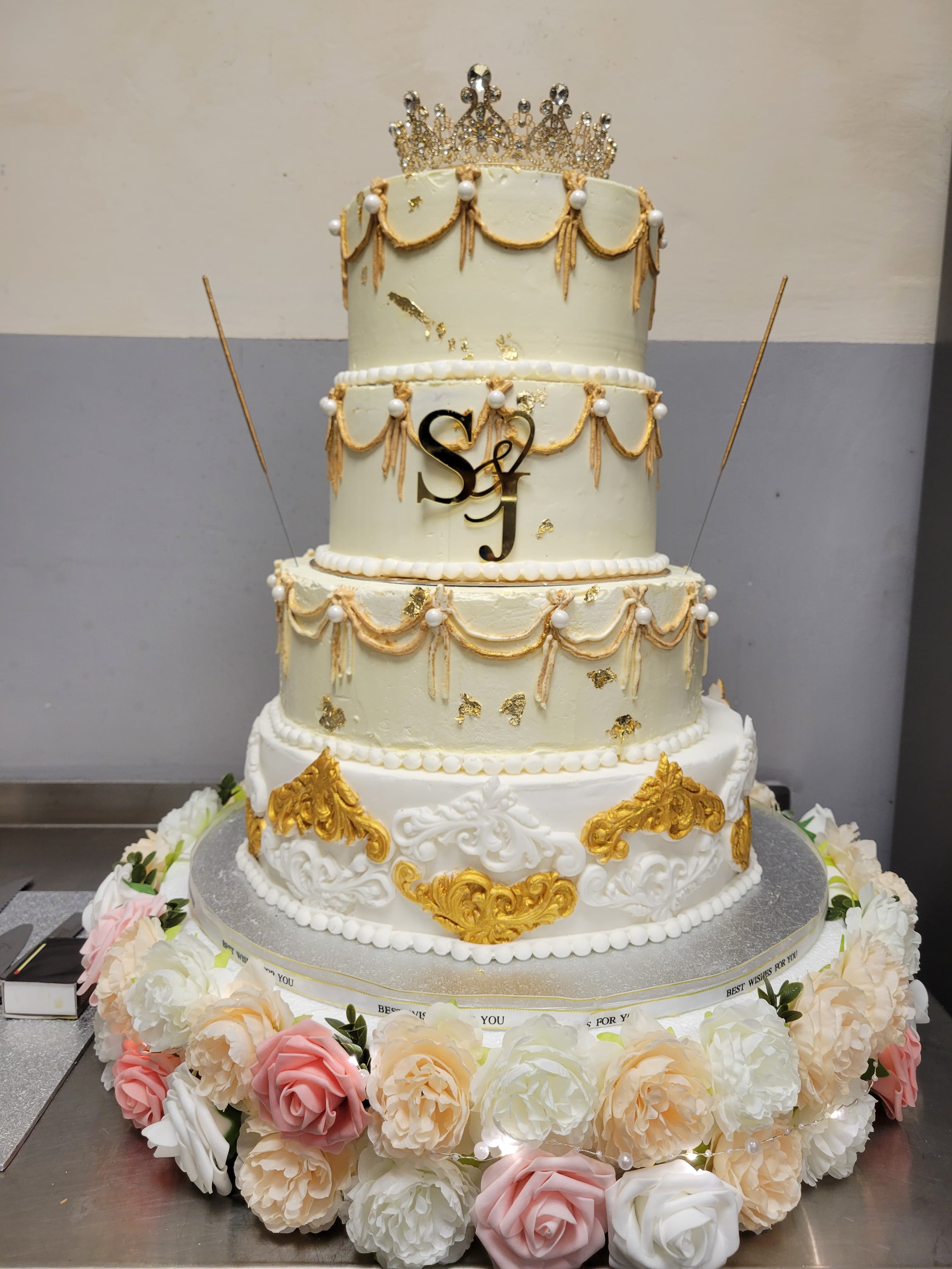 Wedding cake à Muret par timandcakes