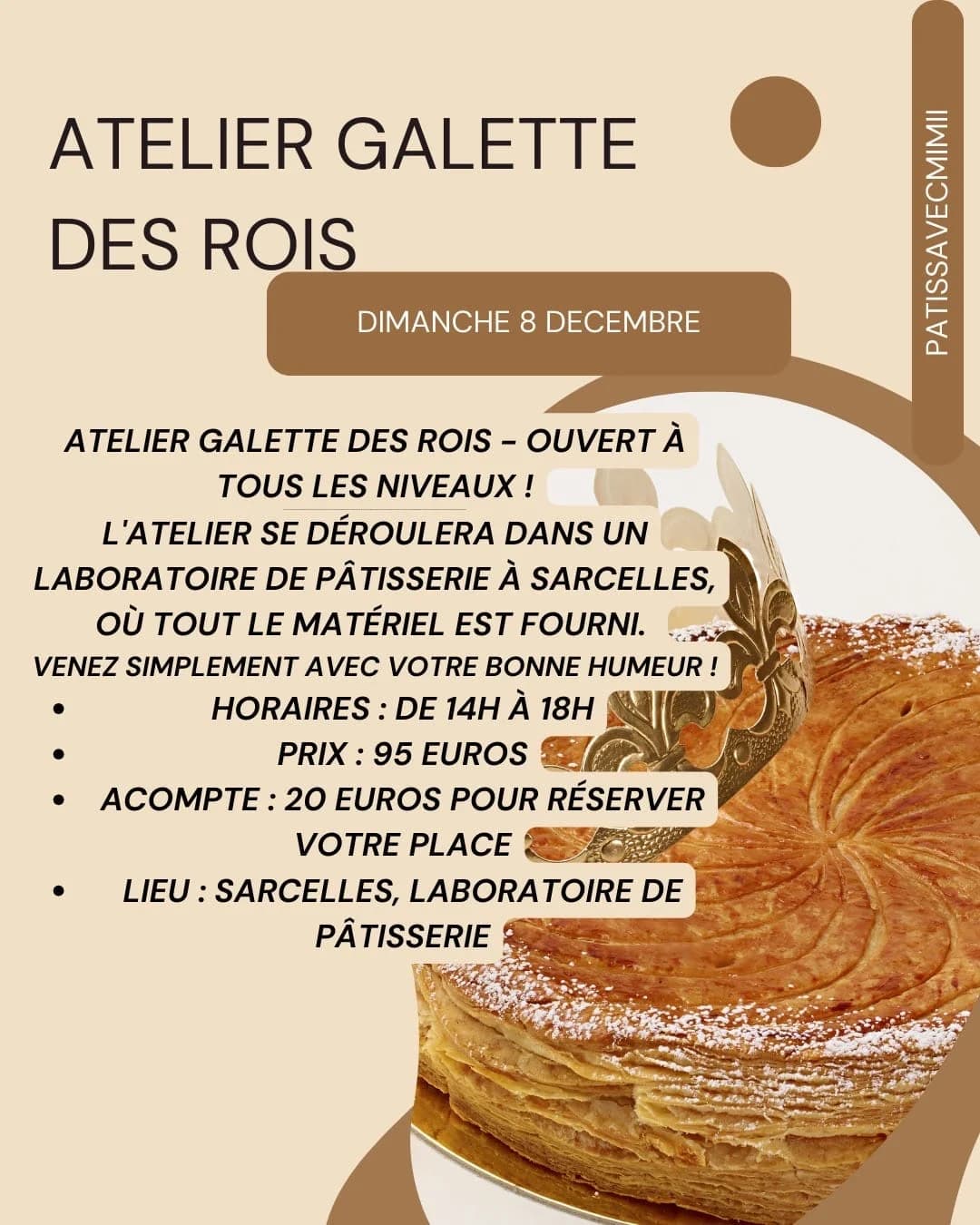 Réalisation pâtisserie